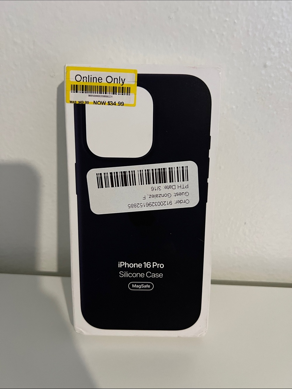 Apple iPhone 16 Pro Silicone Case - Black